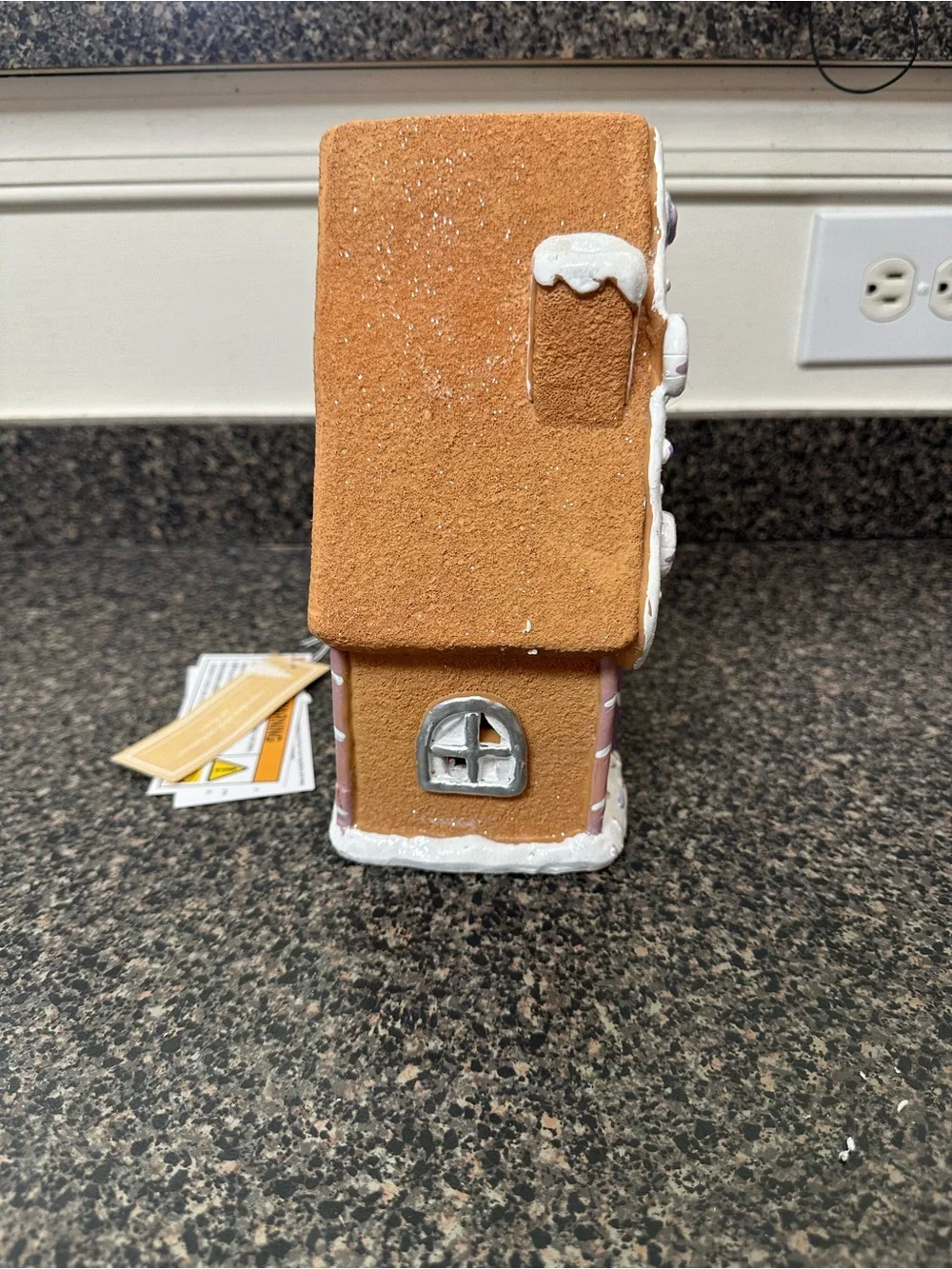 Cupcakes and Cashmere Purple Gingerbread Light Up House